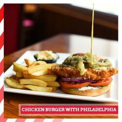 Tgi Fridays Cyprus Burger With Philadelphia